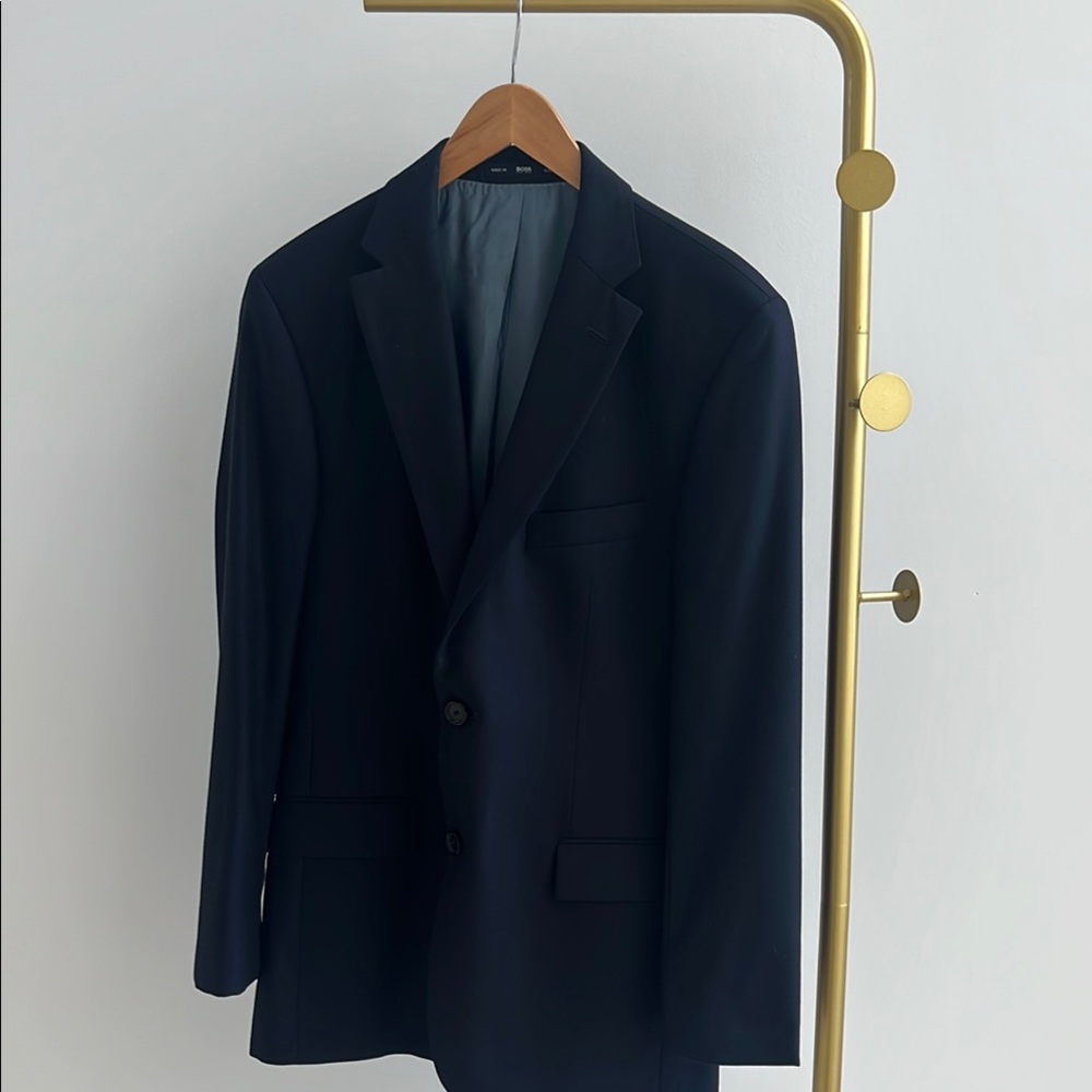Hugo Boss Men's Navy Blue Blazer